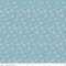 Fabric Riley Blake Aqua Calico Sweet Rose Simple Pleasures by the Quarter Yard C16653-AQUA